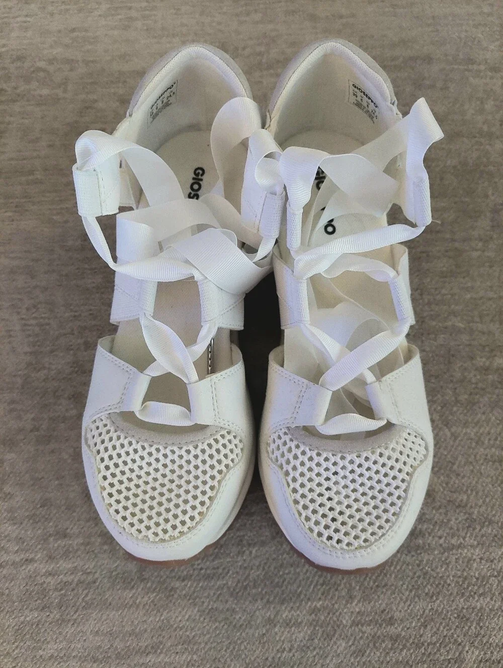 Gioseppo Muir Open Sneakers Espadrille Style With Straps Size 8 US (EU 39)